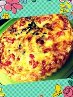 ベーコンとほうれん草の簡単キッシュ♡-レシピのメイン写真
