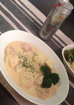 【糖質制限】鶏肉と大根のクリームシチュー-レシピのメイン写真