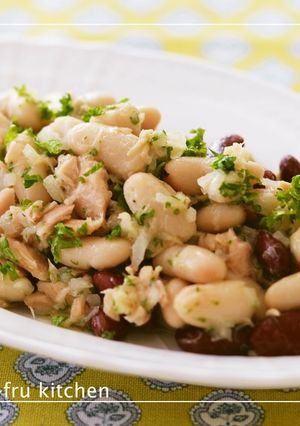 白いんげん豆とキドニービーンズのサラダ-レシピのメイン写真