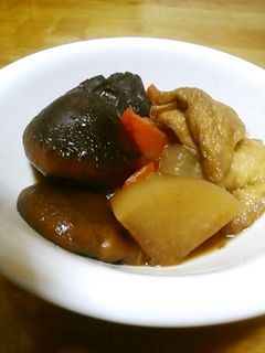 大根、にんじん、しいたけと油揚げの煮物-レシピのメイン写真