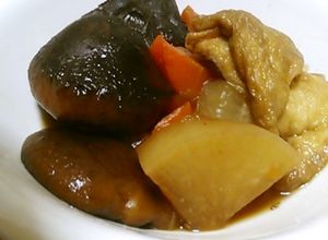 大根、にんじん、しいたけと油揚げの煮物-レシピのメイン写真