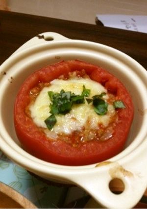 丸ごとトマトのオーブン焼き-レシピのメイン写真