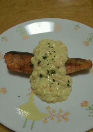 鮭のムニエル　タルタルソースかけ-レシピのメイン写真
