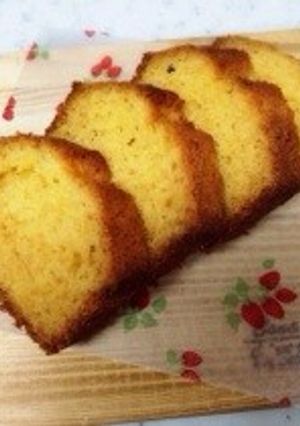 米粉で作るはちみつと卵のパウンドケーキ-レシピのメイン写真