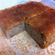 まぜるだけ簡単♪もっちり酒粕豆乳ケーキ