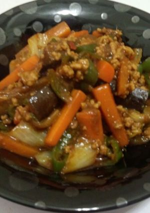 白菜入り味噌で簡単麻婆茄子☆-レシピのメイン写真