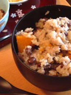 かぼちゃと小豆のお粥*離乳食後期~完了期-レシピのメイン写真