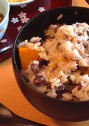 かぼちゃと小豆のお粥＊離乳食後期～完了期-レシピのメイン写真