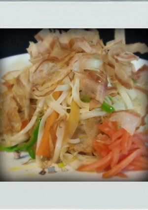 ■糖質制限■0麺の焼きうどん☆簡単減量昼-レシピのメイン写真