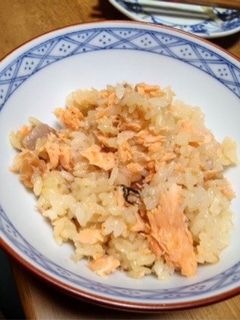 鮭と梅干しの炊き込みご飯-レシピのメイン写真