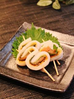 簡単おつまみ♫ ちくわの梅しそ巻き-レシピのメイン写真