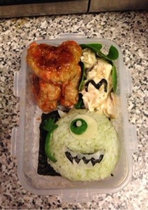 キャラ弁モンスターズインクマイク海外-レシピのメイン写真
