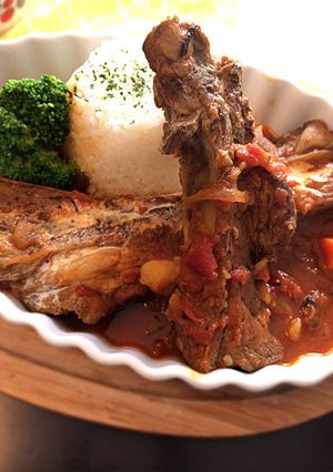 スペアリブの肉×肉トマトカレー-レシピのメイン写真
