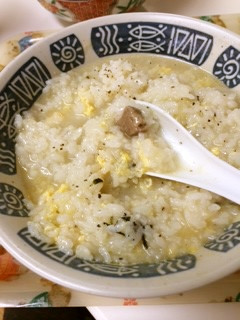 牛筋を煮込み後のコク旨すぎる牛スープ雑炊-レシピのメイン写真