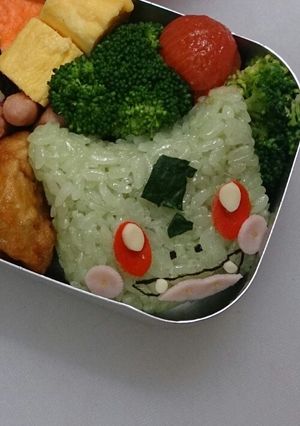 キャラ弁〜ポケモン★フシギダネ-レシピのメイン写真