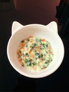 離乳食 高野豆腐と小松菜のトロトロ煮♡-レシピのメイン写真