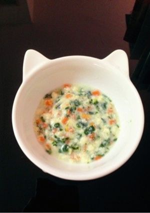 離乳食 高野豆腐と小松菜のトロトロ煮♡-レシピのメイン写真