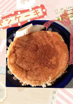 全粒粉でふわパンケーキ♪-レシピのメイン写真