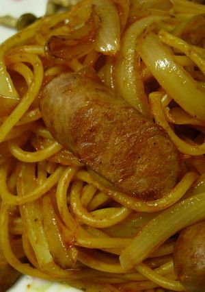 ☆簡単手抜き！付け合わせのナポリタン☆-レシピのメイン写真