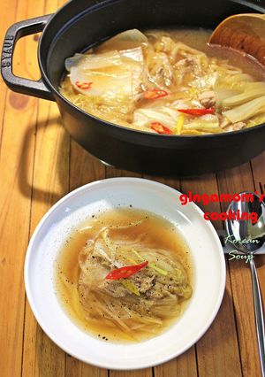 醤油麹の薬念醤で～白菜と豚肉のスープ煮-レシピのメイン写真