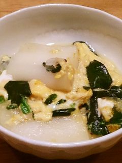 魚金の白はんぺんとほうれん草の卵とじ-レシピのメイン写真