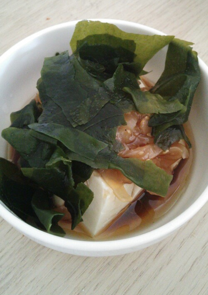 豆腐と中華くらげとわかめのサラダ-レシピのメイン写真