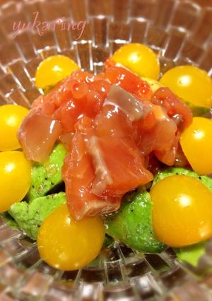 鮭ルイべとアボカドのサラダ仕立て-レシピのメイン写真