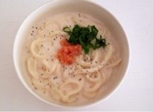 簡単アレンジ♪ 5分で明太クリームうどん-レシピのメイン写真