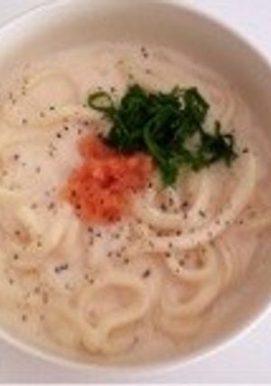 簡単アレンジ♪ 5分で明太クリームうどん-レシピのメイン写真