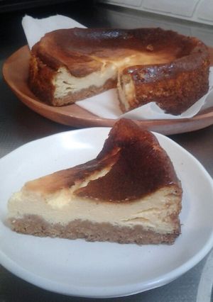 水切りヨーグルトのベイクドチーズケーキ♪-レシピのメイン写真