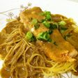 材料5つ☆お手軽☆カニみそパスタ☆