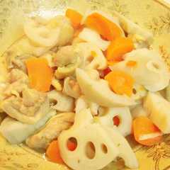 รูปของ 甘辛くしないれんこんの煮物