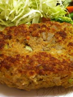 野菜たっぷりヘルシーハンバーグ-レシピのメイン写真