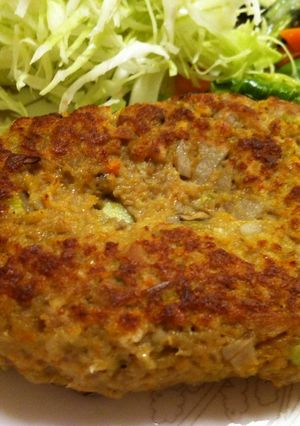 野菜たっぷりヘルシーハンバーグ-レシピのメイン写真
