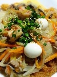 カリカリ〜♡野菜たっぷりあんかけ焼きそば-レシピのメイン写真