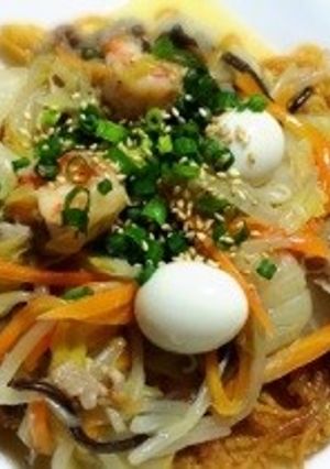カリカリ〜♡野菜たっぷりあんかけ焼きそば-レシピのメイン写真