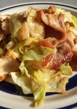 ☆きゃべつと豚肉と厚揚げのオイマヨ炒め☆-レシピのメイン写真