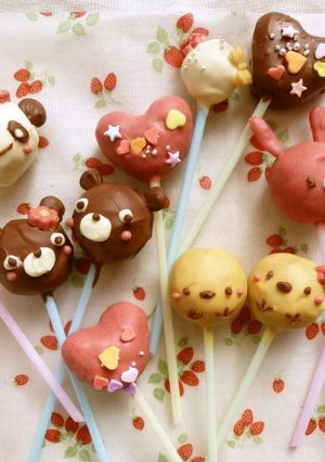 ラブリーケーキポップス-レシピのメイン写真