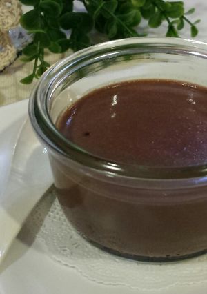 バレンタインにチョコ豆腐のババロア風♡-レシピのメイン写真