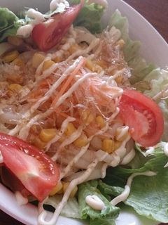 ラー油サラダうどん-レシピのメイン写真