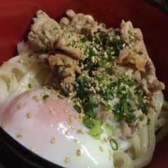 รูปของ 疲労回復！豚肉のぶっかけうどん