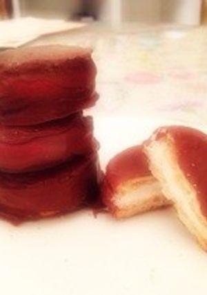 材料3つで簡単！！チョコパイ風♡-レシピのメイン写真
