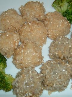 里芋えびもち米団子-レシピのメイン写真