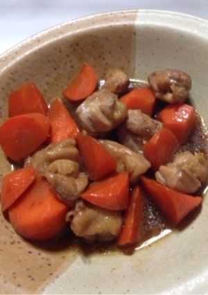 鶏肉と根菜のめんつゆ煮-レシピのメイン写真