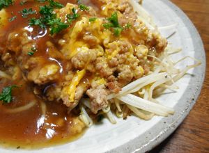 もやしのひき肉卵　中華あんかけ　どすぇ-レシピのメイン写真