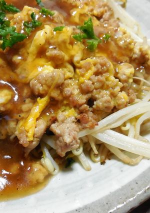 もやしのひき肉卵　中華あんかけ　どすぇ-レシピのメイン写真