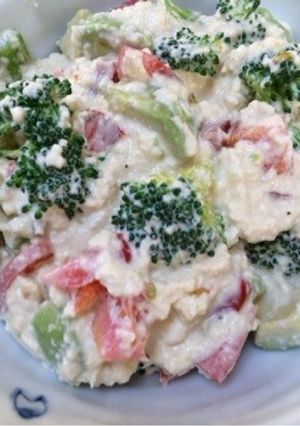 ブロッコリーとアボカドの豆腐サラダ-レシピのメイン写真