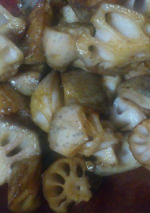 ザックリ蓮根のジックリ焼き-レシピのメイン写真