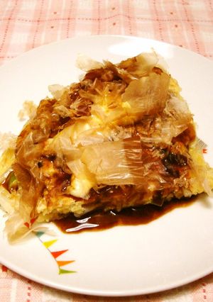 もやしのお好み焼き!-レシピのメイン写真