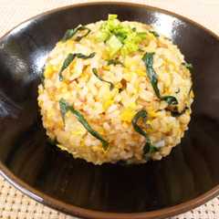 รูปของ 豚ひき肉とほうれん草のチャーハン